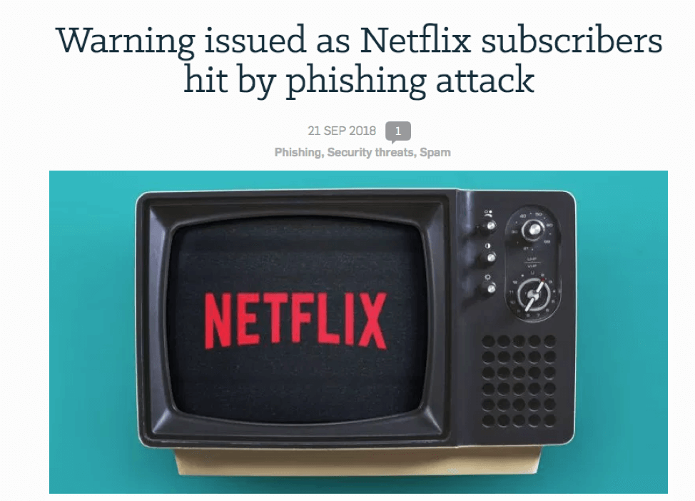 Netflix Warning